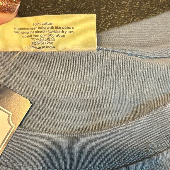 Simply Southern Grandma Long Sleeve Tee Blue Bow Graphic Shirt Women’s M NWT - Picture 6 of 6